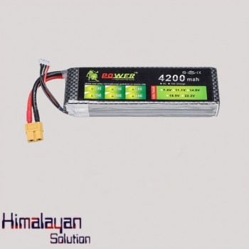 Lipo Battery 4200Mah 11.1V 35C (XT-60)